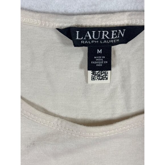 Lauren Ralph Lauren Womens Striped Floral Top Size M - Picture 6 of 9